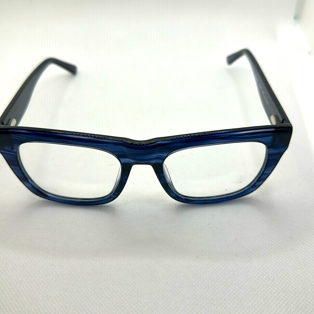 Blue fashionable glasses